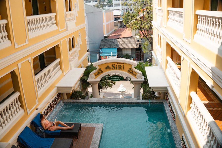 boutique hotel Bangkok zwembad